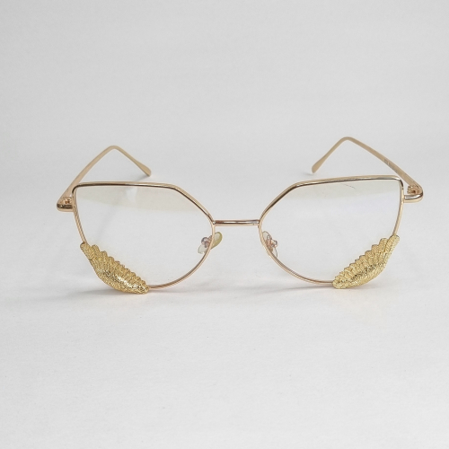 عینک طبی زنانه فریم فلزی مهره ای 
