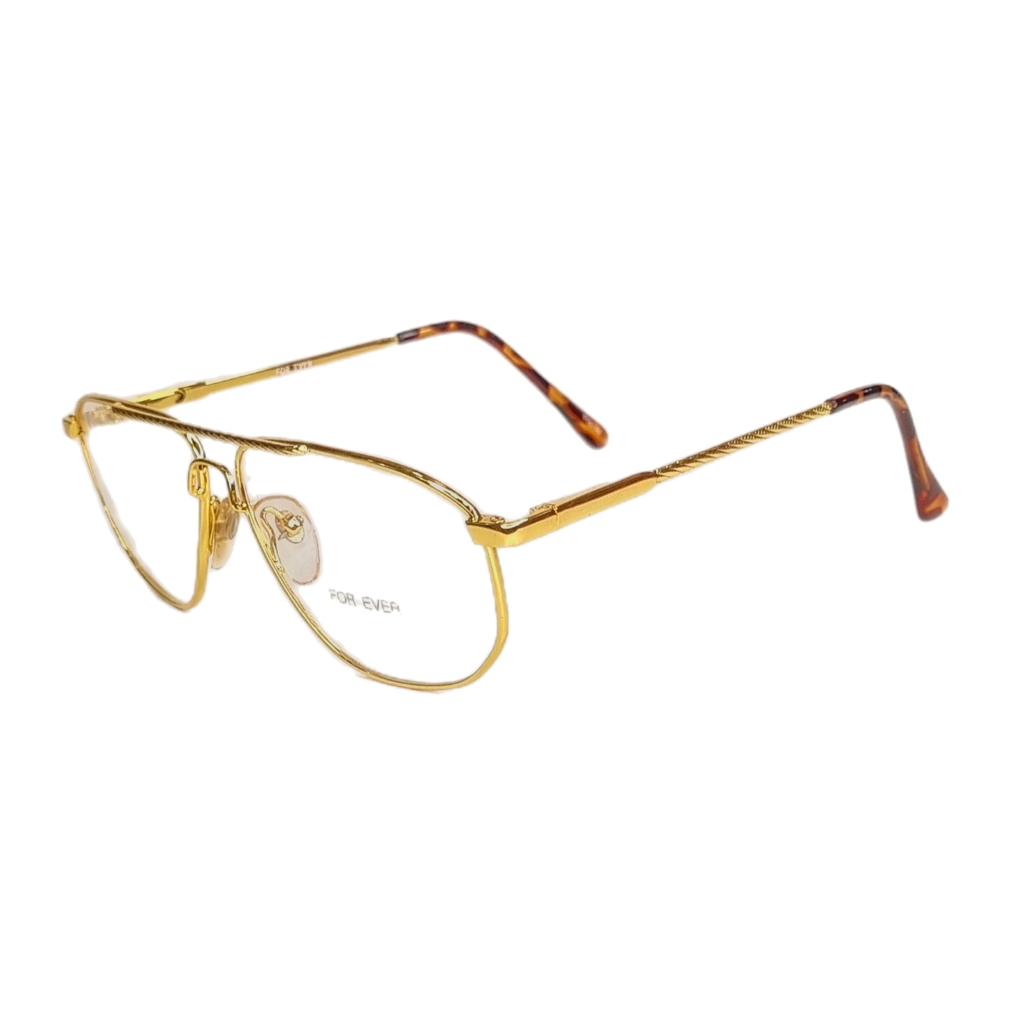 عینک طبی فلزی طلایی565